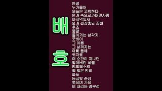 천상의 목소리 배호 힛트곡 (연속 22곡)