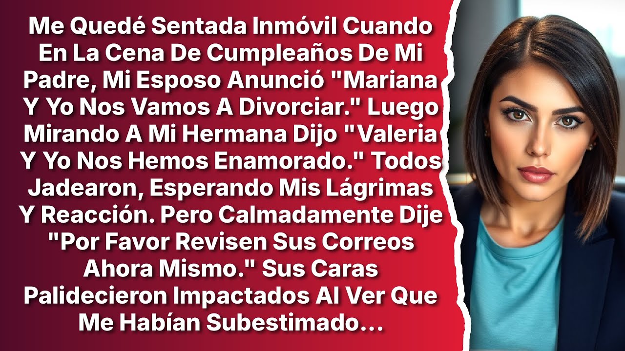 Mi Esposo Anunció Nuestro Divorcio Y Que Está Enamorado De Mi Hermana, Pero Para Su Sorpresa...