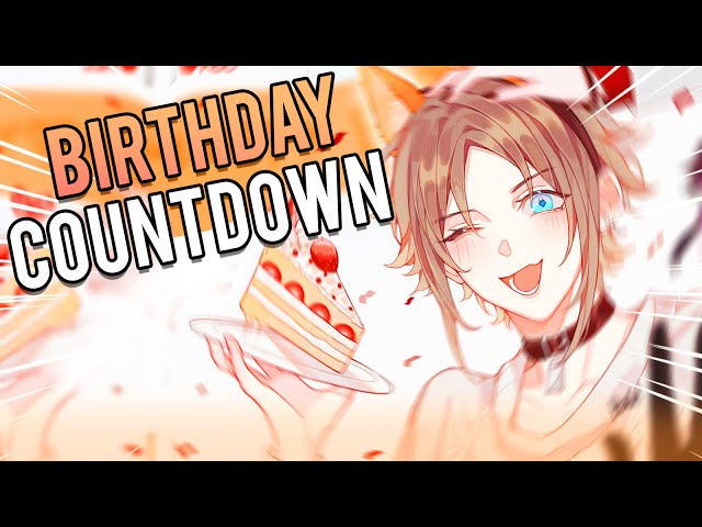 🎉MYSTA BIRTHDAY COUNTDOWN ( Quiet Voice )【NIJISANJI EN | Mysta Rias】🕵️‍♂️🦊のサムネイル