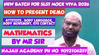 SLST WBSSC IX-X 2026 DEMO MATHEMATICS : HOW TO PRESENT DEMO SPME IMPORTAT TOPICS   PH.  9093106257