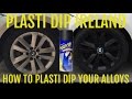 Plasti Dip Ireland - How to Plasti Dip your Alloy Wheels - Matte Black Rims