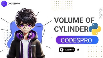 How to Calculate the Volume of a Cylinder in Python | Find volume of cylinder