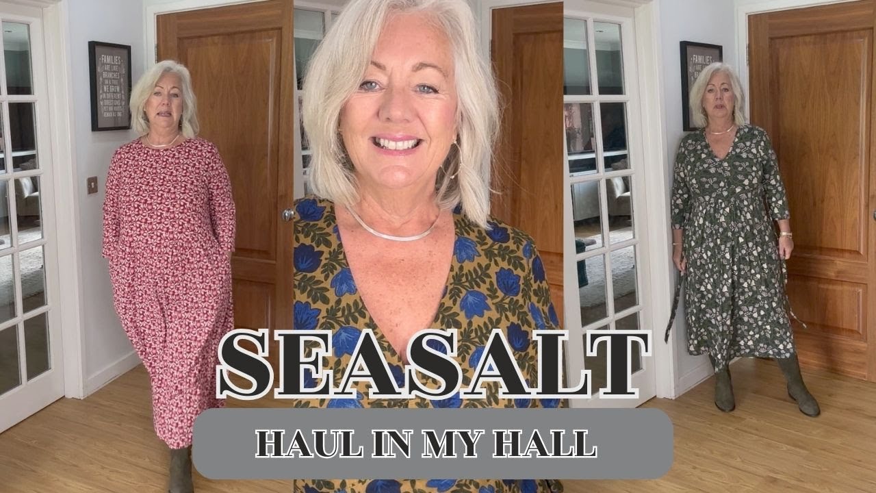 Seasalt Fashion Haul in my Hall, by popular demand. I'm over 65, Size 18 and 5'6" tall YouTube