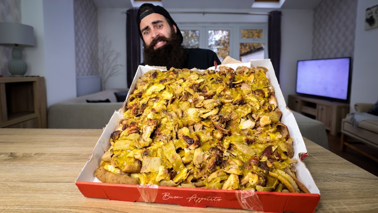 BRITAIN'S BIGGEST KEBAB BOX CHALLENGE | BeardMeatsFood