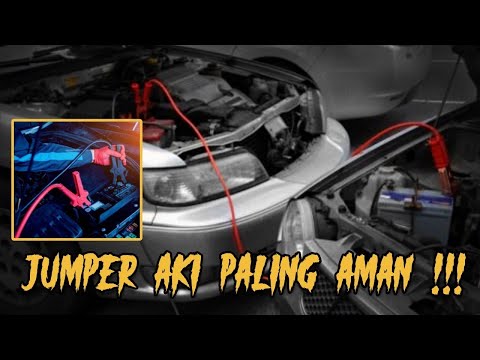 CARA MENJUMPER AKI MOBIL YANG TEKOR  -  PAKE AKI MOTOR. 