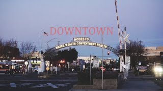 a day in DOWNTOWN MODESTO