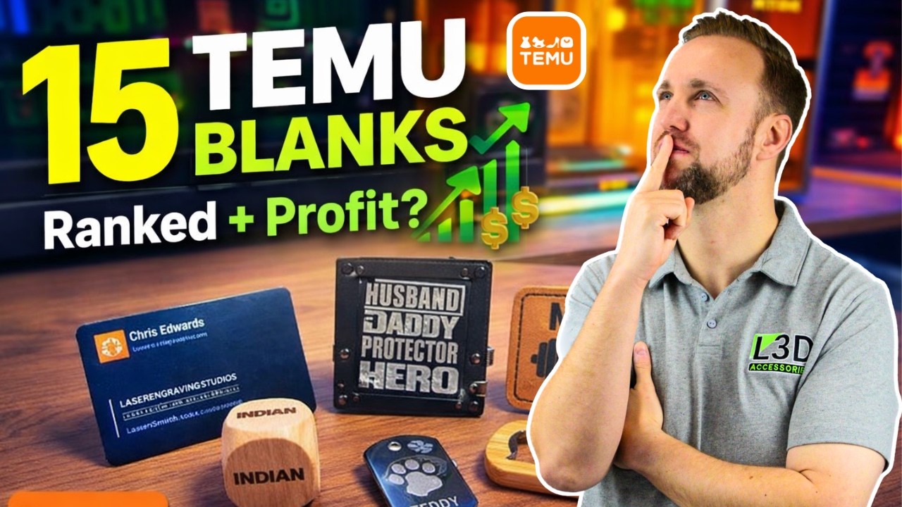 Стоят ли лазерные заготовки Temu своих денег? Я протестировал 15 штук (рейтинговые + анализ прибыли)