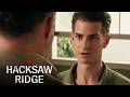 A young Andrew Garfield meets his fellow soldiers | Hacksaw Ridge | Andrew Garfield, Vince Vaughn