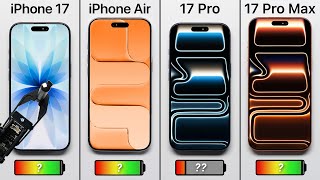 видео: Тест аккумулятора iPhone 17, Air, 17 Pro и 17 Pro Max! картинка: Тест аккумулятора iPhone 17, Air, 17 Pro и 17 Pro Max!