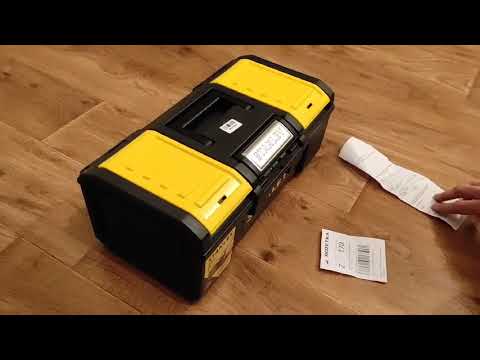 Обзор-распаковка Ящик для инструмента Stanley Basic Toolbox 16" (1-79-216) из магазина Rozetka