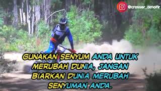 Story wa moto cross dj keren