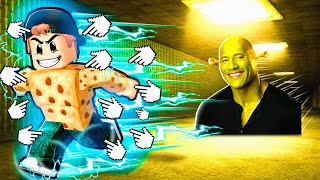 Escaping the BACKROOMS in a ROBLOX RACE CLICKER
