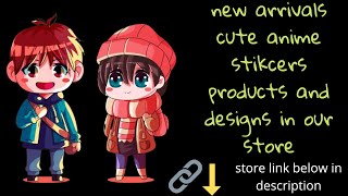 cute anime/ stickers/Lovely Stickers/anmie/Redbubble/Redbubble Store/Redbubble artist/nice music screenshot 5