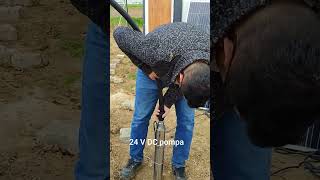 24 Volt  DC POMPA KUYU SALMA İŞLEMİ