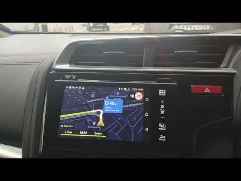 Навигация на internavi Honda fit gp5