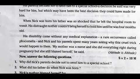 Ap 10th Class (Pre - Final) 🥳 Examinations (2023) English 💯 Real Question Paper Latest || 10th Guess
