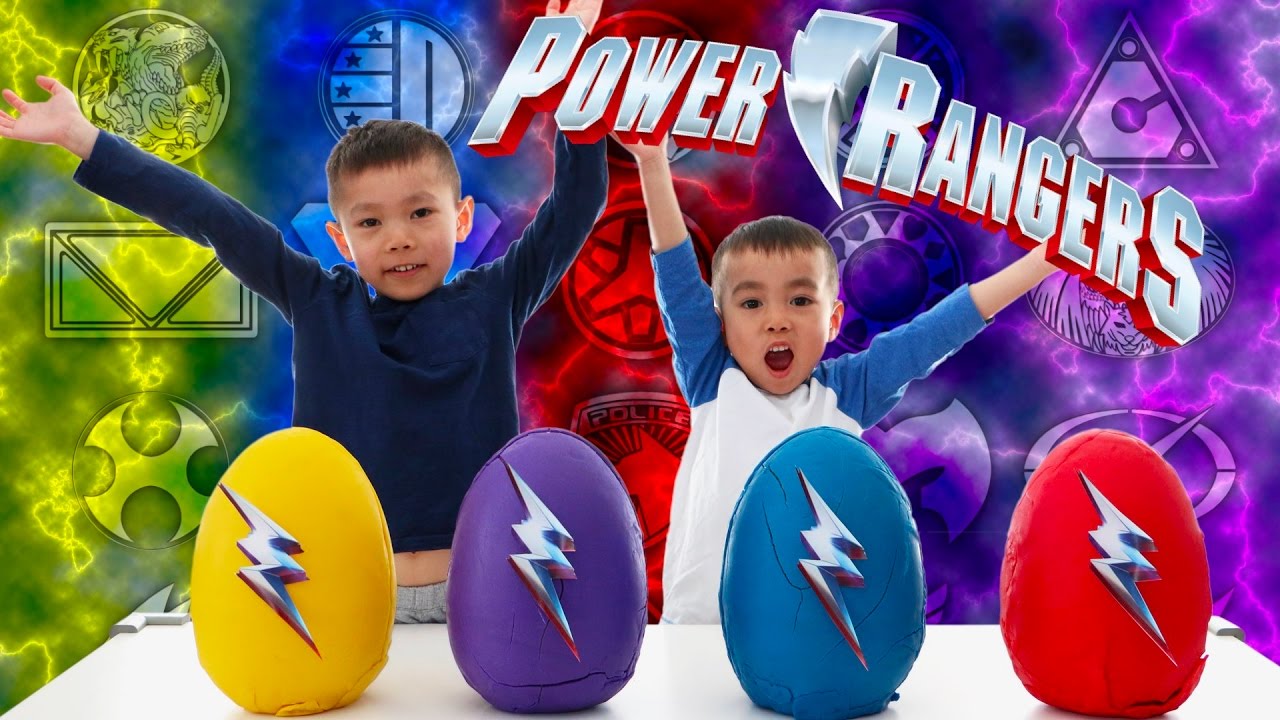 Power Rangers Movie 2017 | Play Doh Surprise Eggs Opening | It's ...