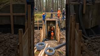 How to Build a Secret Underground Bunker in the Forest! 🌲🎒#UndergroundBunker #ForestShelter #usa