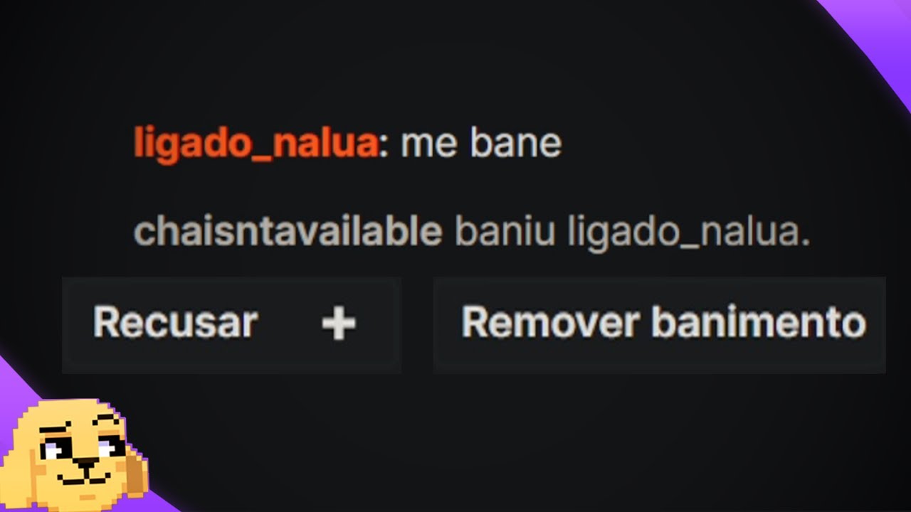 dogla vendo pedidos de UNBAN do CHAT