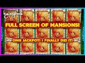 FULL SCREEN of MANSIONS JACKPOT on Huff N