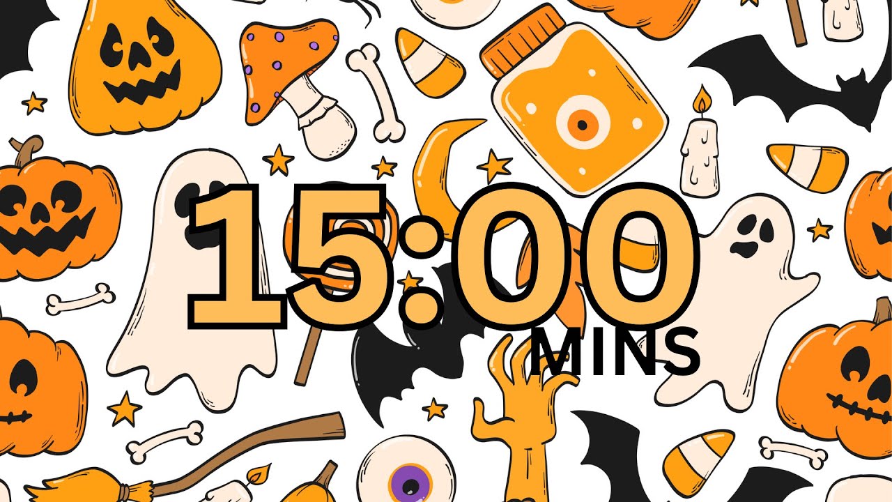 15-Minute Halloween-Themed Classroom Break Timer – Spooky Countdown 🎃👻