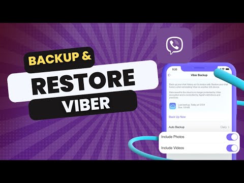 Video: ¿Cómo restauro mis mensajes de Viber en mi nuevo iPhone?