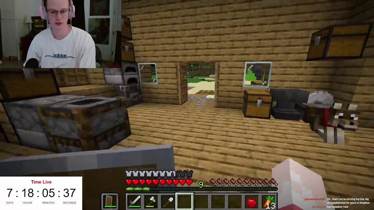 LIVE Until I Beat Minecraft For The First Time - YouTube
