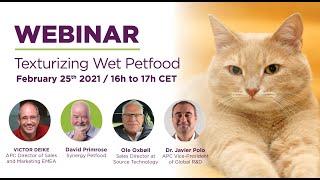 Wet Pet Food Webinar: Texturizing Wet Pet Food