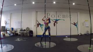 Beginner Flow Pole Dance Choreography