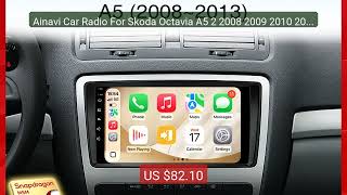 Ainavi Car Radio For Skoda Octavia A5 2 2008 2009 2010 2011 2... — Amazing Value 2026 | Must Have!