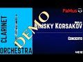 N. Rimsky-Korsakov - Clarinet concerto - orchestra accompaniment 442Hz
