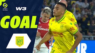 Goal Mostafa Mohamed Ahmed ABDALLA (5' pen - FCN) FC NANTES - AS MONACO (3-3) 23/24