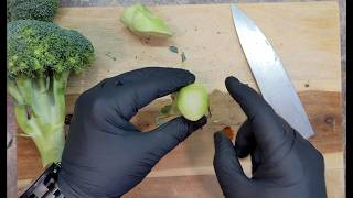 How to cut broccoli like a pro: From florets to stalk. No more waste!