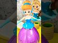 SATISFYING PRINCESS FROZEN ELSA ASMR DISNEY TOYS 🥳🤩#shorts #toys #disneytoys