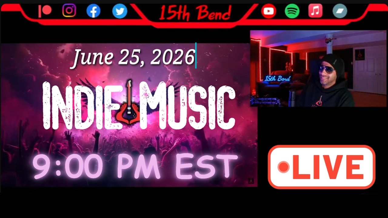 Live - Indie Music Rollercoaster - 06/25/2026