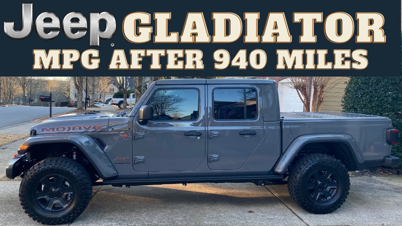 How Much MPG Does the 2021 Jeep Gladiator Mojave Edition Get? - YouTube