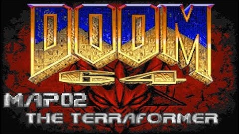 Doom 64 for Doom 2 - Map02: The Terraformer (100%) [DOSBox]