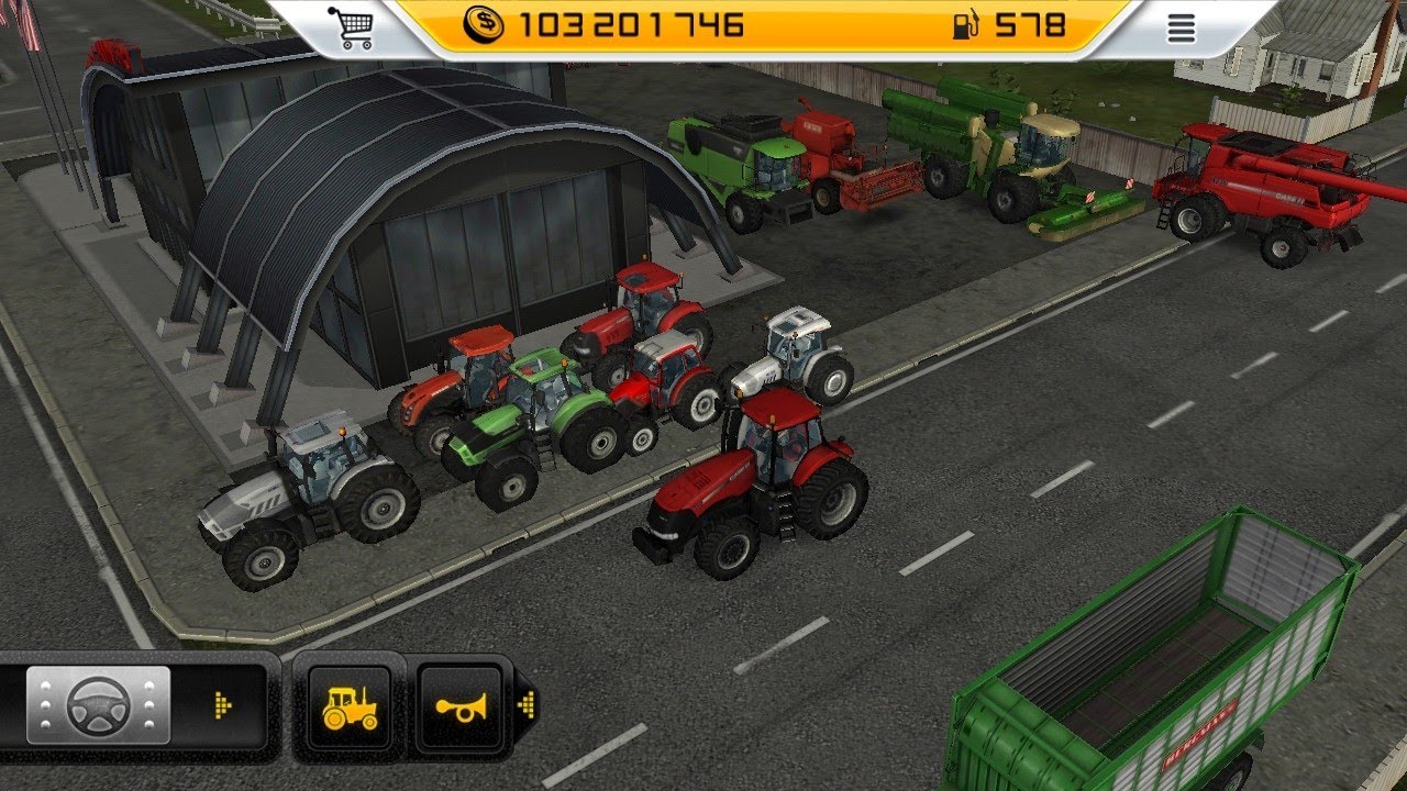 All Tractors and Harvesters - Farming Simulator 14 inventory. #fs14 #androidgames #farmingsimulator