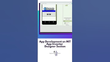 App Development on MIT App Inventor Designer Section