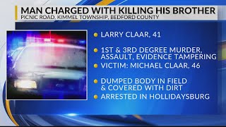 Police: Bedford County man charged in deadly shooting of brother
