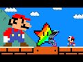 Mario and tiny marios rainbow star maze