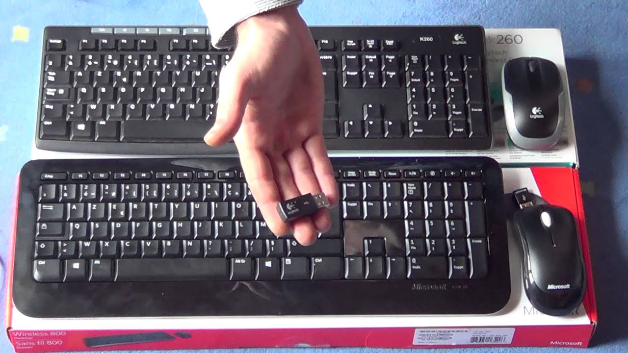 Installer un clavier sans fil - Installer souris sans fil 