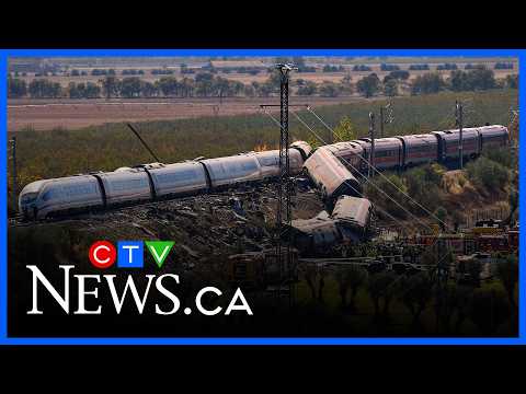 Train disaster in Spain leaves at least 64 people dead, two Canadians injured
