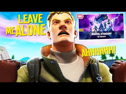 TROLLING ANGRY NOOB in *NEW* "MARVEL STANDOFF" LTM on FORTNITE (Funny Fortnite Trolling)