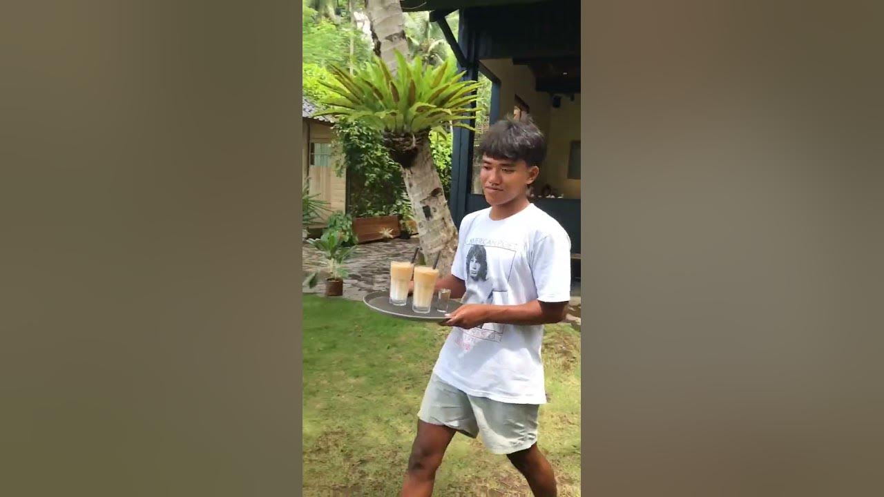 Hause of sawah,favorit orang bule di pantai batu karas pangandaran,kafe dan penginapan