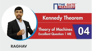 Kennedy Theorem | 04 | Excellent Question - GATE Sol | Theory of Machines | Mechanical Engineering