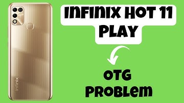 How to fix OTG Problem in Infinix Hot 11 Play Pendrive not working