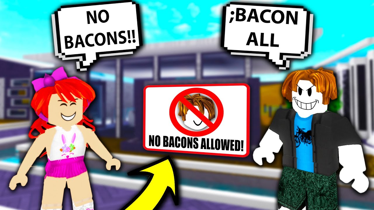 This Roblox Party Banned Bacons So I Ruined It Baconman
