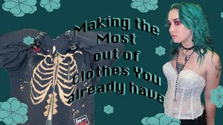 Cheap/Easy DIY Alt Upcycle Ideas - Upgrade Your Wardrobe (Ep. 1)