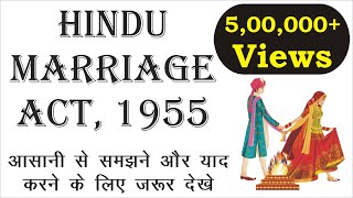 Hindu Marriage Act, 1955 (Complete lecture) | Hindu Laws | Law Guru